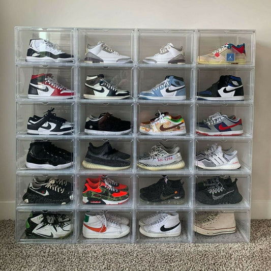 Deluxe Sneaker Display Cases - Transparent